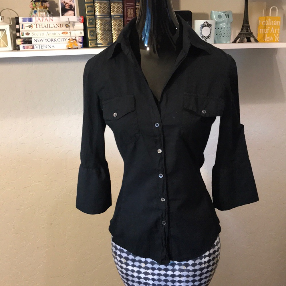 Sheer James Perse button shirt
